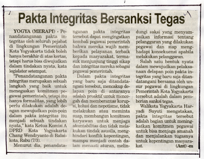 Kliping jogja terbaru
